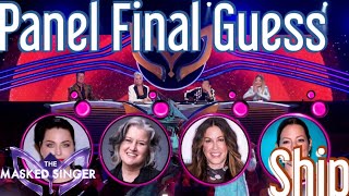 Panels Final Guesses on Ship  The Masked Singer USA Season 12 Ep 3 [upl. by Roban]