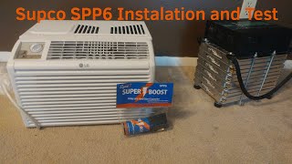 Installing and Testing Supco SPP6 hard start capacitor on LG 5000 btu AC with 1500w inverter [upl. by Edla52]