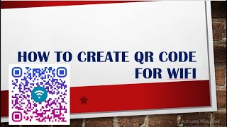 How to create qr code in windows 10 [upl. by Ylla452]