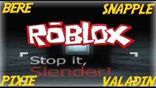 Family Game Nights Plays Roblox  Stop it Slender EASTER UPDATE [upl. by Darken828]