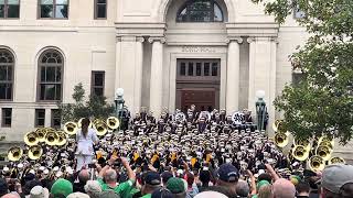 Notre Dame Fight song concert on Steps Central Mi [upl. by Aip]