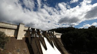 Sydney rain causes Warragamba Dam to spill [upl. by Nariko]