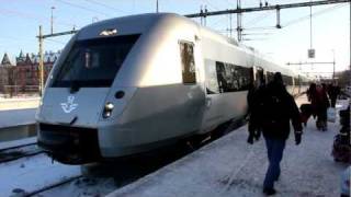 20120209 Resa med SJ 3000 till Gävle [upl. by Glantz613]