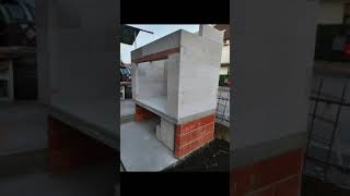 Construction ytong barbecue grill houseSUBSCRIBE MY CHANNELizrada pecenjarebuild an outdoor grill [upl. by Heiney]