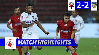 NorthEast United FC 22 Chennaiyin FC  Match 90 Highlights  Hero ISL 201920 [upl. by Ainesej]