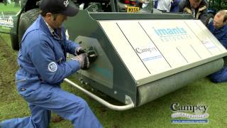 Imants Rotoknife by Campey Turf Care Systems [upl. by Nadaha]