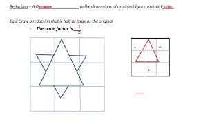 Math 9 Similarity lesson 2 Enlargements and Reductions [upl. by Yekcaj641]