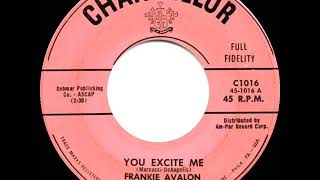 1958 HITS ARCHIVE You Excite Me  Frankie Avalon [upl. by Nnoryt]