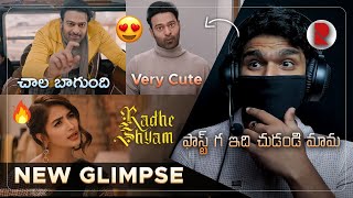 Radhe Shyam Valentine Glimpse  Sneak Peak  Reaction  RatpacCheck [upl. by Anilos]