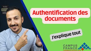 Authentification des documents Campus France [upl. by Amoritta]