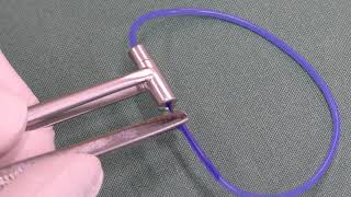 Comfort Drain Grasper with forceps demonstration [upl. by Nosneh]