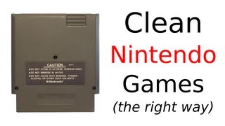 How To Clean NES Games [upl. by Akemhs120]