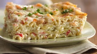 The most AMAZING Seafood Lasagna  Seafood Lasagna Recipe Cook With Me [upl. by Llerahs859]