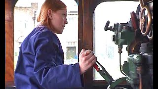 Lady Driving a Class D49 [upl. by Nwahser680]