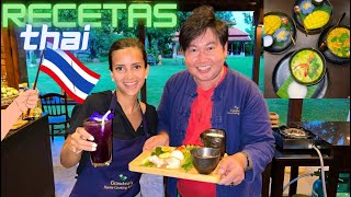 Curso de cocina en Tailandia Chiang Mai RECETAS TAILANDESAS [upl. by Alathia844]