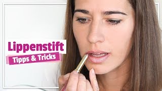 Lippenstift Tricks rosa Lippenstift schminken 💄 [upl. by Fricke]