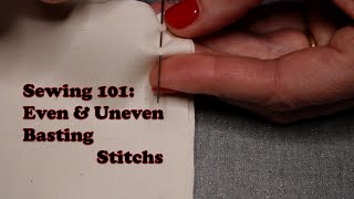 Advanced Sewing Hand Stitches Temporary Stitches Slip Basting [upl. by Farleigh]