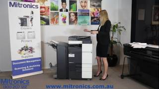 How to Scan to Email or PC on a Konica Minolta Bizhub C287 C227 help from Mitronics [upl. by Mord]