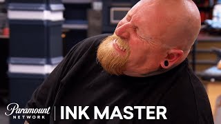 ’Tattoo Cover Up of Smoking Scars Flash Challenge Preview  Ink Master Season 8 [upl. by Euqram]