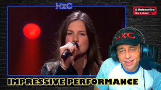 Maan  The Power Of Love The Blind Auditions  The voice of Holland 2015 Reaction [upl. by Haydon]