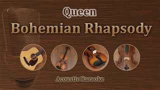 Bohemian Rhapsody  Queen Acoustic Karaoke Piano  string quartet [upl. by Procto50]