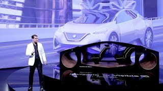 Nissan at CES 2019 InvisibletoVisible Tech Demo [upl. by Krissy]