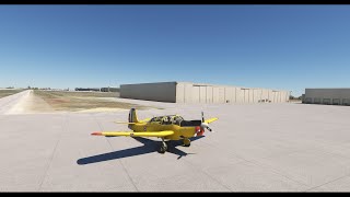 First flight in freeware MoraneSaulnier MS733 Alcyon MSFS [upl. by Aniles45]