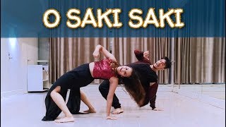 O SAKI SAKI  Nora Fatehi  Dance Cover  Vikas Paudel ft Nidhi Varavdekar [upl. by Ayinat]