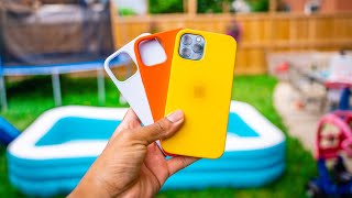 Testing Out All iPhone 12 Summer Apple Silicone Cases 2021 [upl. by Matta]