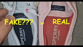 Real or fake Sperry shoes How to know you Sperrys are genuine [upl. by Chryste911]