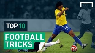 Top 10 Football Tricks [upl. by Bouldon950]