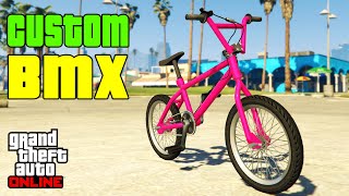 How To Get A CUSTOM COLORED BMX Bike in GTA 5 Online No Mods [upl. by Ondrea305]