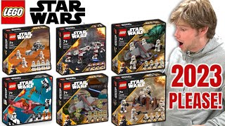 The ULTIMATE LEGO Star Wars Clone Trooper Battle Pack Wave [upl. by Ennayd]