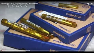 Chemical anchors in capsules – howto video from Rawlplug [upl. by Skill414]