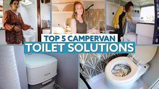 TOP 5 TOILET SOLUTIONS FOR YOUR CAMPERVAN ⭐🚐  Everything you need to CHOOSE the BEST LOO for YOU 🚽 [upl. by Lukey729]