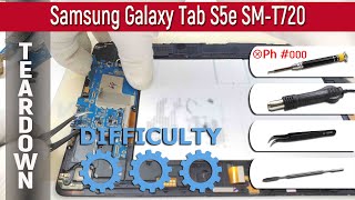 Samsung Galaxy Tab S5e SMT720T725 📱 Teardown Take apart Tutorial [upl. by Cheatham615]