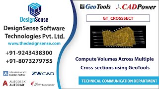 Compute volumes across multiple crosssections  GeoTools Tutorials  Civil Tools  Rakesh Rao [upl. by As]