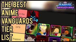 The BEST Anime Vanguards Tier List [upl. by Odlabso]