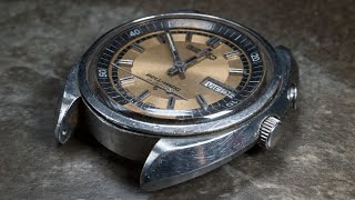 Rusty Relic No More A 1973 Seiko BellMatic Watch Restoration [upl. by Ahsercul]