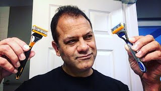 Gillette Fusion5 v Walgreens EASYFIT 5 Razor  Sunday Shave ep22 [upl. by Feldstein]