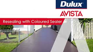 Dulux Avista Resealing with Coloured Sealer [upl. by Aymahs]