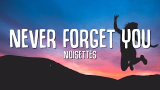 Noisettes  Never Forget You Lyrics  I’ll never forget you  Tiktok Song [upl. by Hanimay]