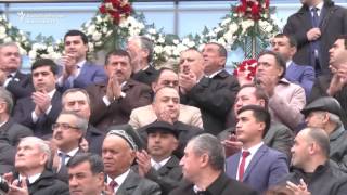 Tajik President Dances In The Persian New Year [upl. by Pendleton617]