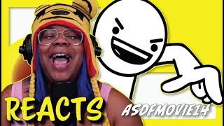 ASDFMOVIE14  TomSka  AyChristene Reacts [upl. by Aillimat]