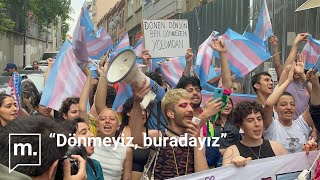 Polis Taksim’i ablukaya aldı yine de engel olamadı Trans Onur Yürüyüşü [upl. by Euqinamod908]