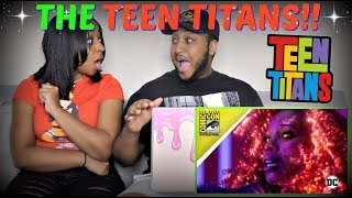 quotTITANSquot Official Comic Con Trailer REACTION [upl. by Adhern718]