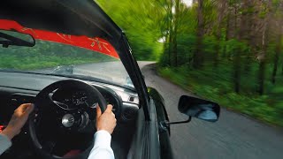 POV  NA MX5 Miata 18 wet Touge drift [upl. by Els]