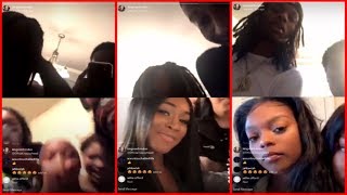 King Von On IG Live With Thots [upl. by Asilehs]