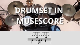 MuseScore Tutorial 8  Drum Set and Percussion [upl. by Cesya]