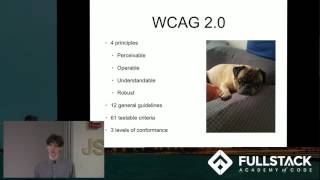 Web Accessibility Guidelines  How to make your code Web Accessible [upl. by Mouldon]